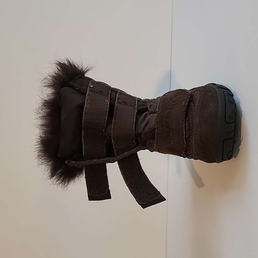 Diesel Kids Chocolate Brown Fur Boots - Picture 11 of 11